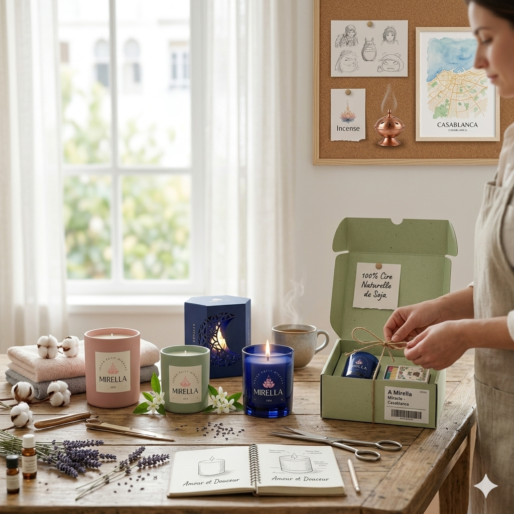 Mirella Luxury Candle Gift Box - Perfect Elegant Gift